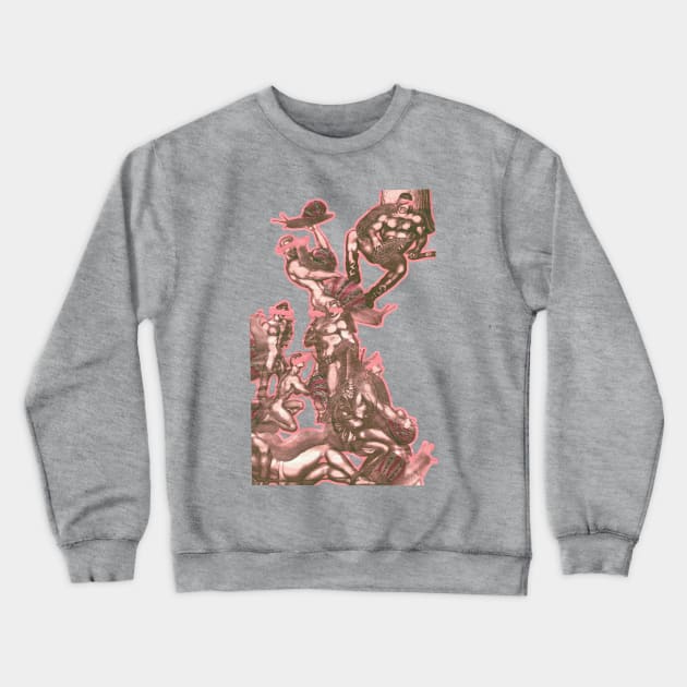 pink slug Crewneck Sweatshirt by a$$thetics